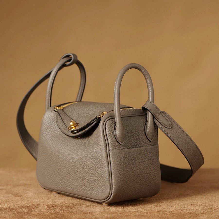 H Lindy Mini 19CM 錫器灰色金扣_6