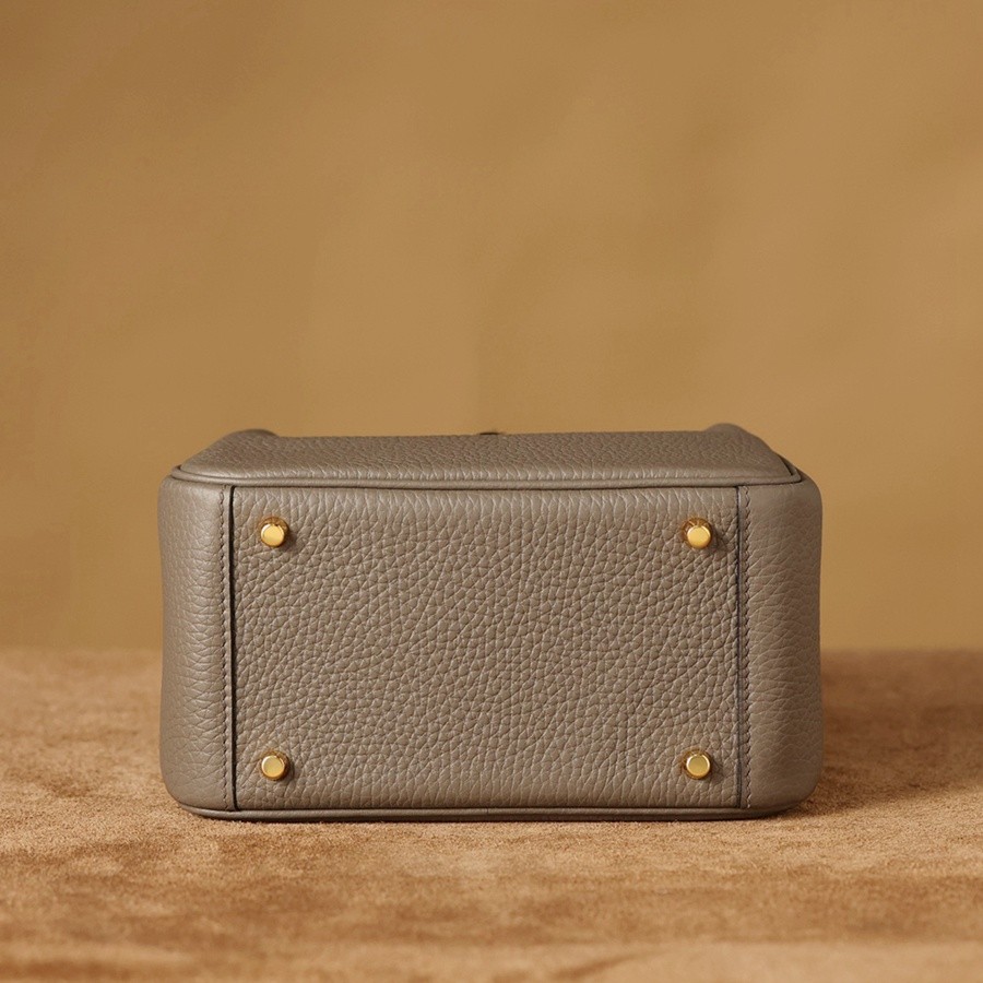 H Lindy Mini 19CM 錫器灰色金扣_8