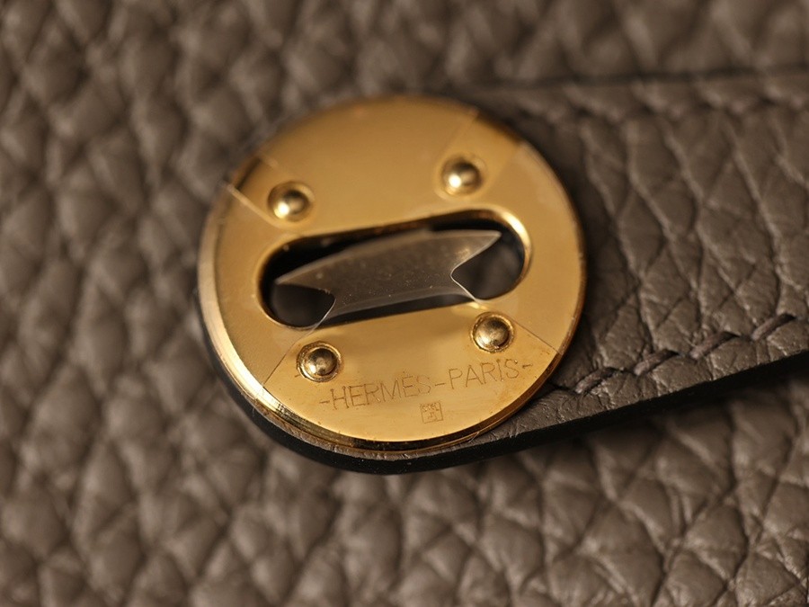 H Lindy Mini 19CM 錫器灰色金扣_11