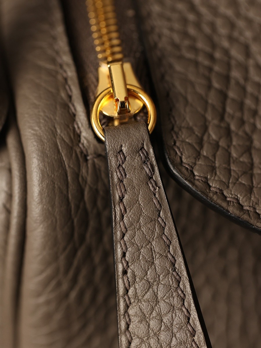 H Lindy Mini 19CM 錫器灰色金扣_12