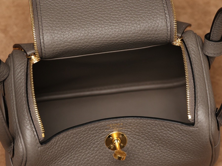 H Lindy Mini 19CM 錫器灰色金扣_24