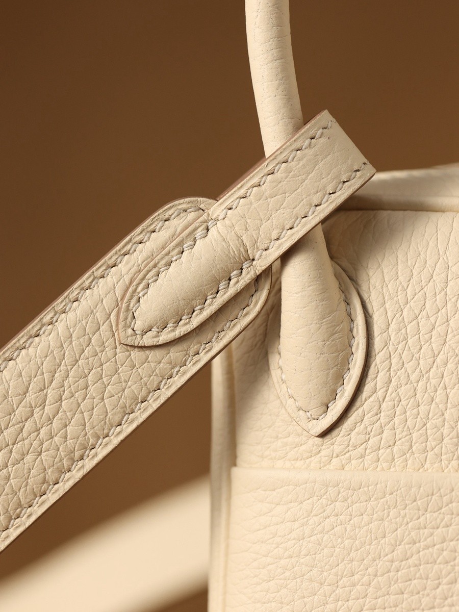 H Lindy Mini 19CM 奶油白銀扣_12