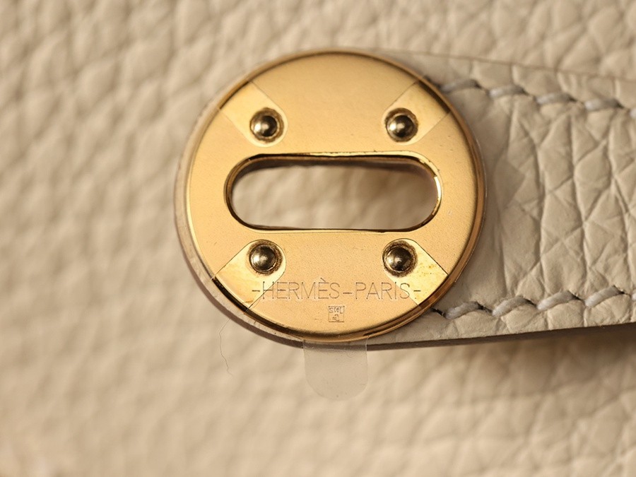 H Lindy Mini 19CM 奶油白金扣_11