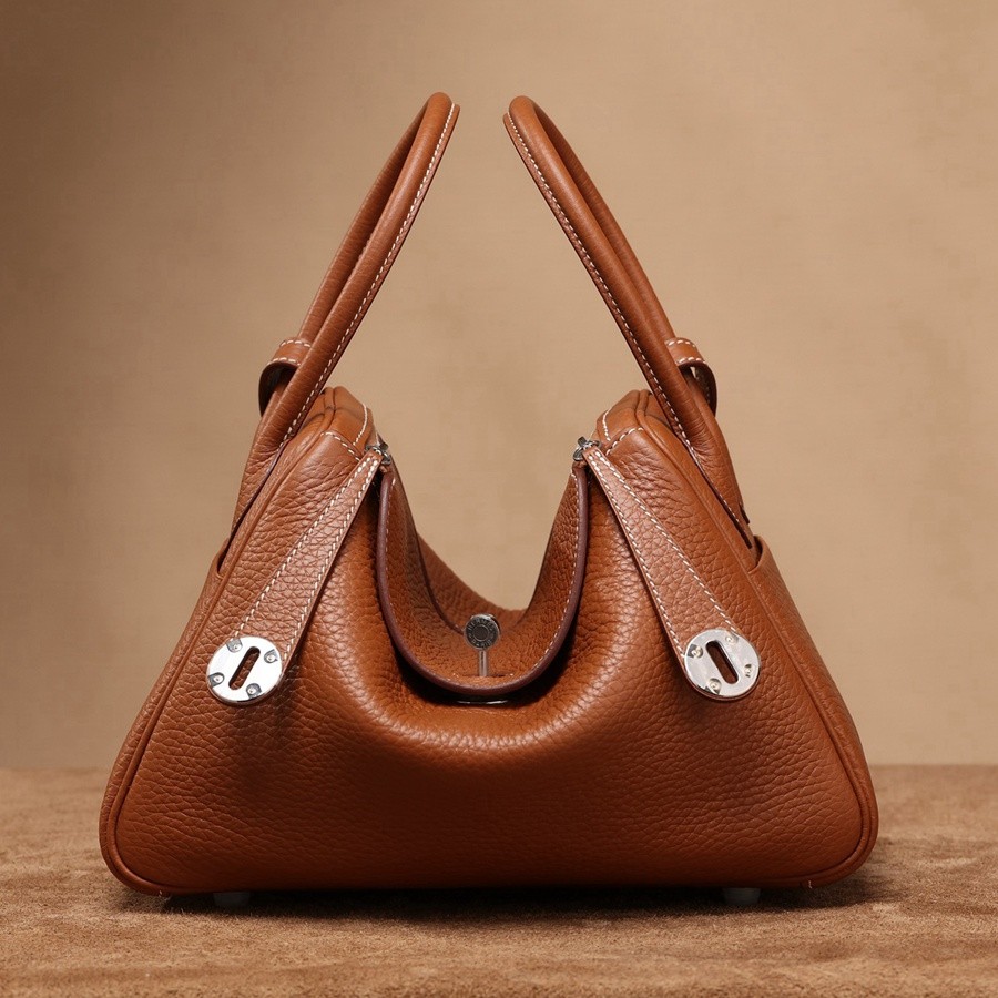 H Lindy 26CM 金棕銀扣_1