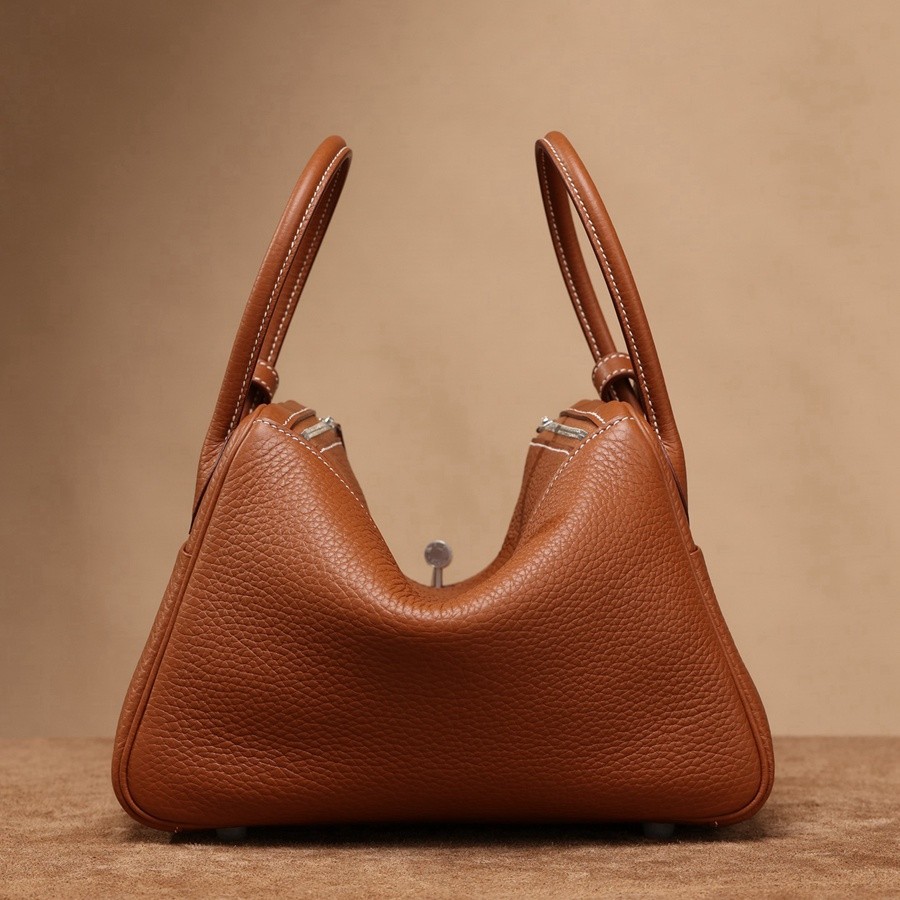 H Lindy 26CM 金棕銀扣_4