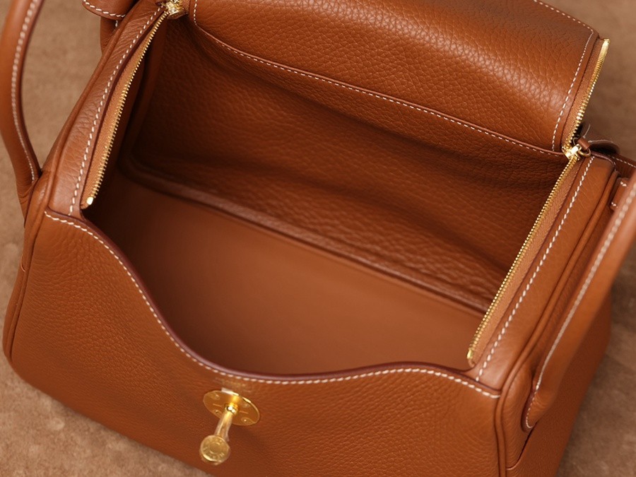 H Lindy 26CM 金棕金扣_25