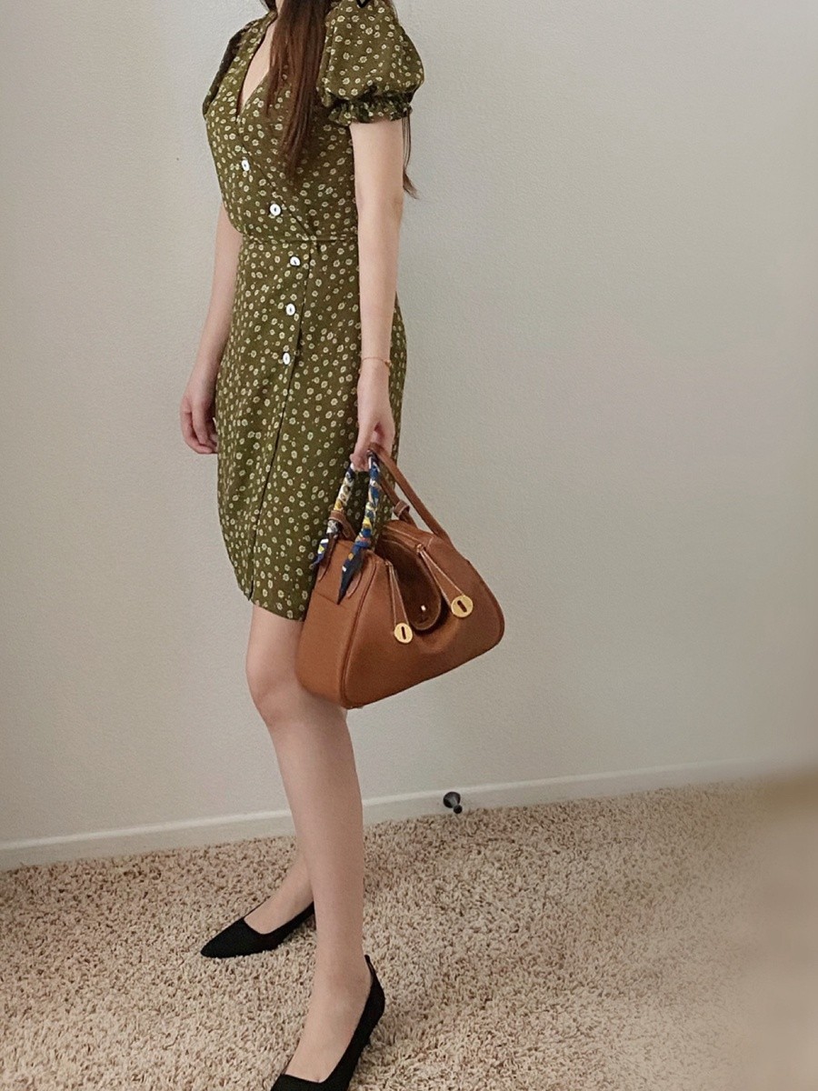 H Lindy 26CM 金棕金扣_28