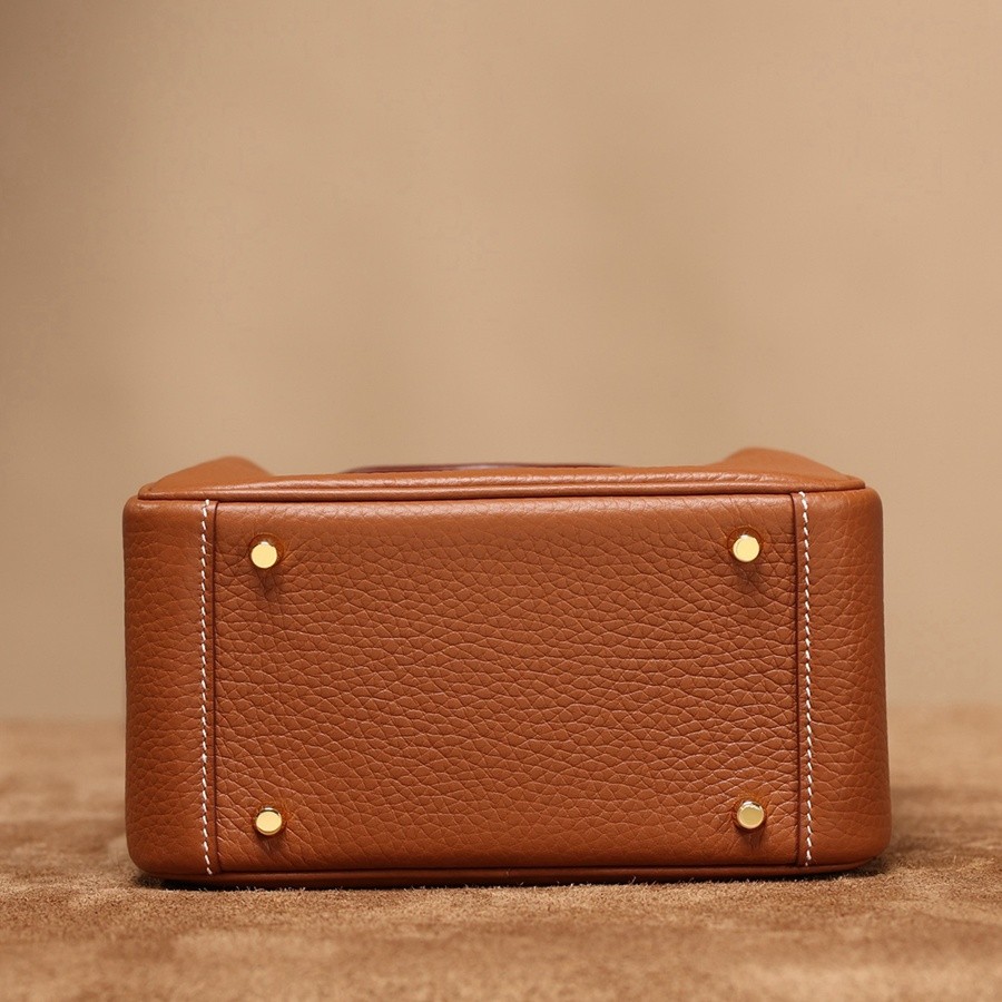 H Lindy Mini 19CM 金棕色金扣_7