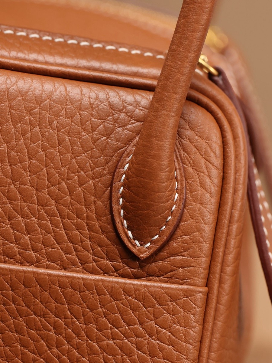 H Lindy Mini 19CM 金棕色金扣_17