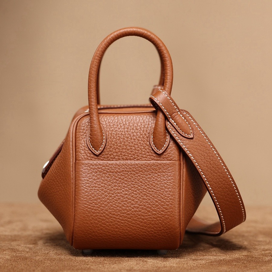 H Lindy Mini 19CM 金棕色銀扣_3