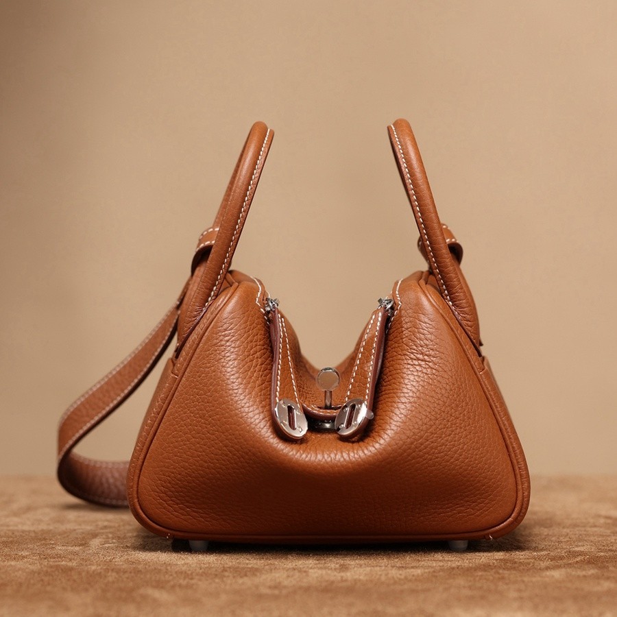 H Lindy Mini 19CM 金棕色銀扣_2