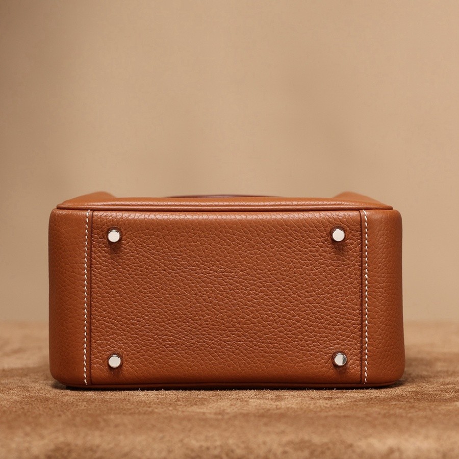 H Lindy Mini 19CM 金棕色銀扣_5