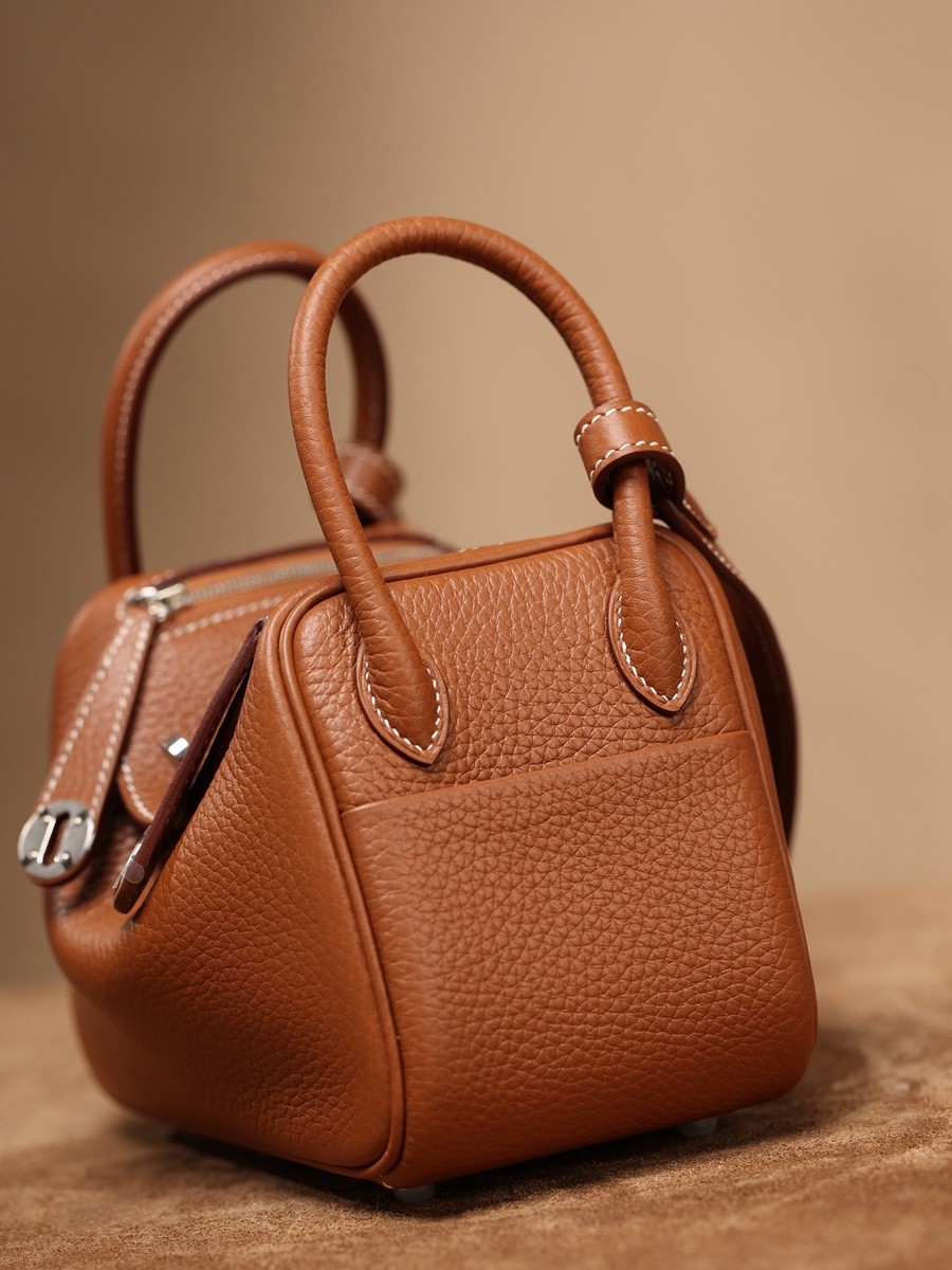 H Lindy Mini 19CM 金棕色銀扣_6