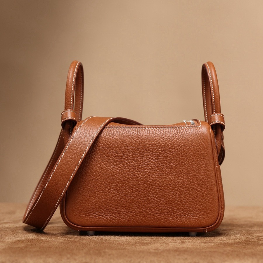 H Lindy Mini 19CM 金棕色銀扣_4