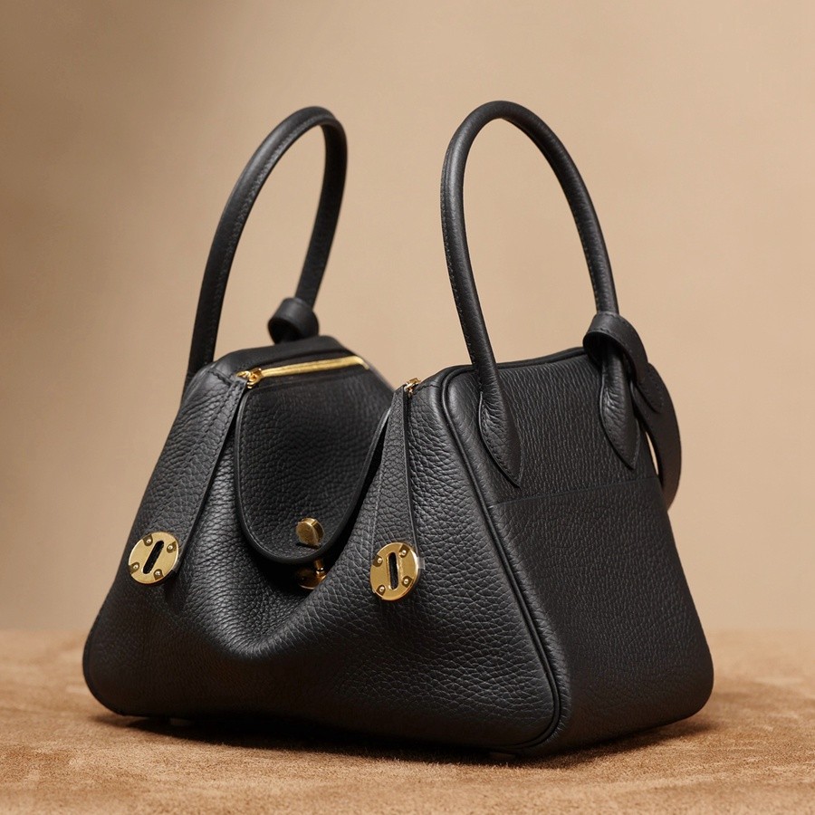 H Lindy 26CM 黑色金扣_3