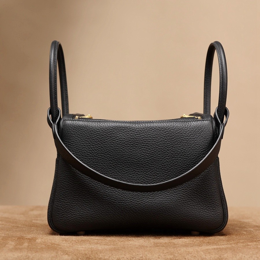 H Lindy 26CM 黑色金扣_5