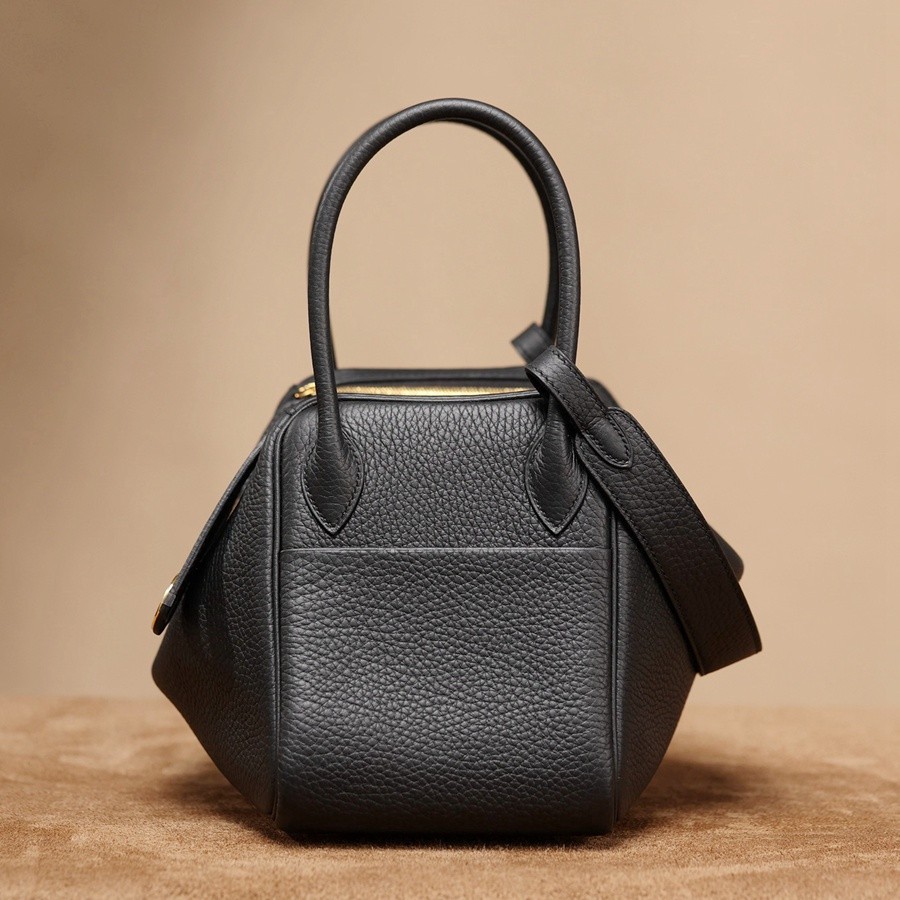 H Lindy 26CM 黑色金扣_4