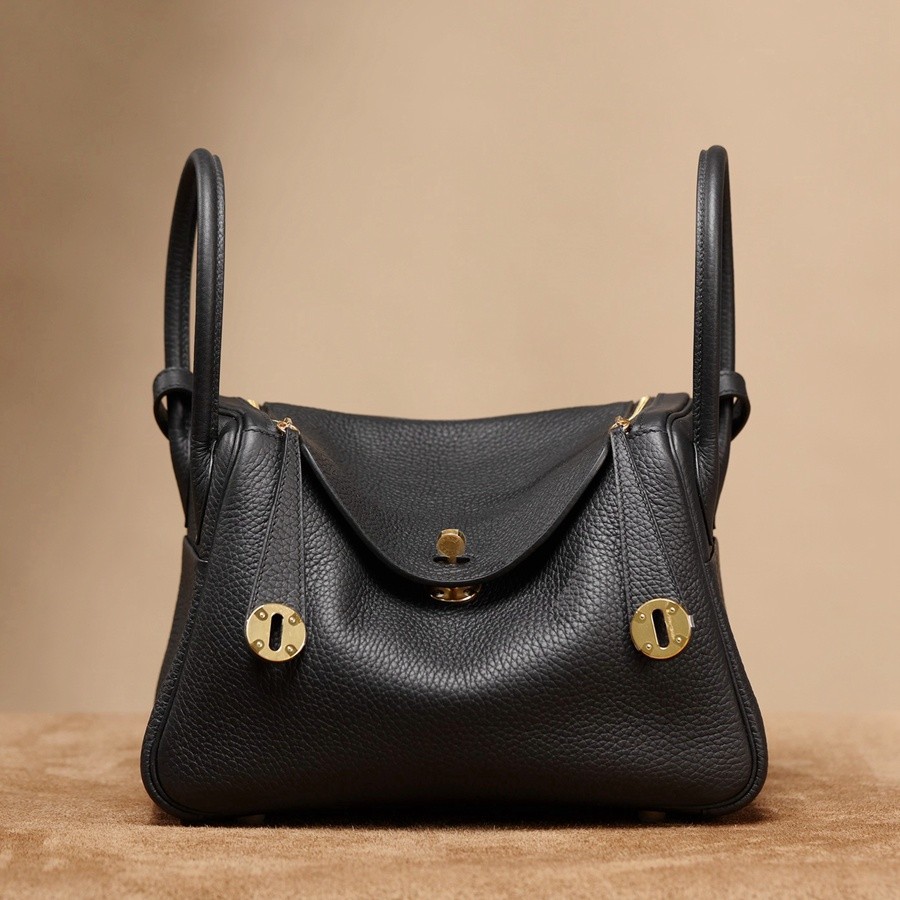 H Lindy 26CM 黑色金扣_2