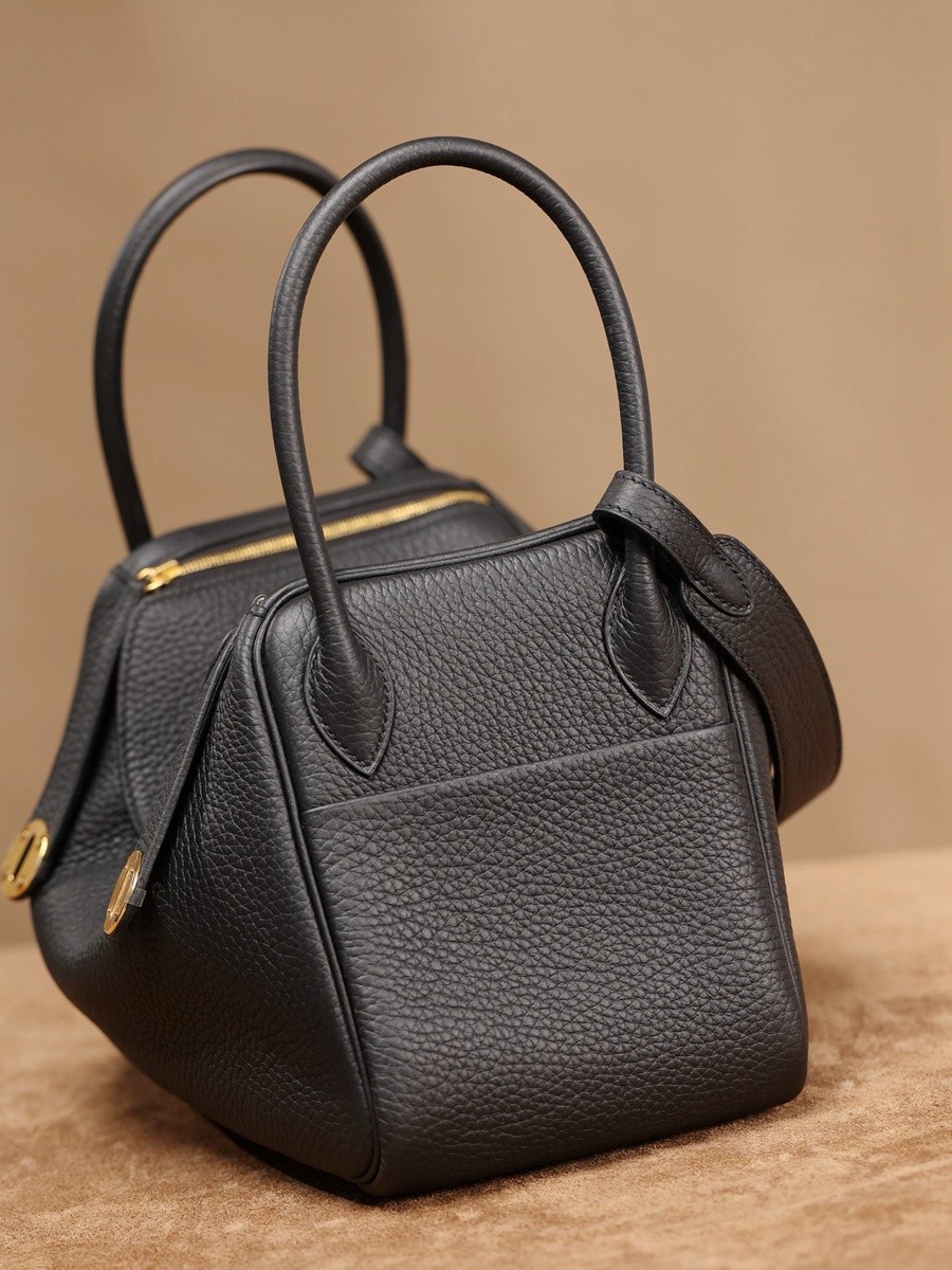 H Lindy 26CM 黑色金扣_8