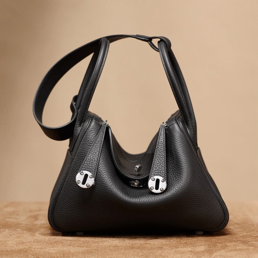 H Lindy 26CM 黑色銀扣_1