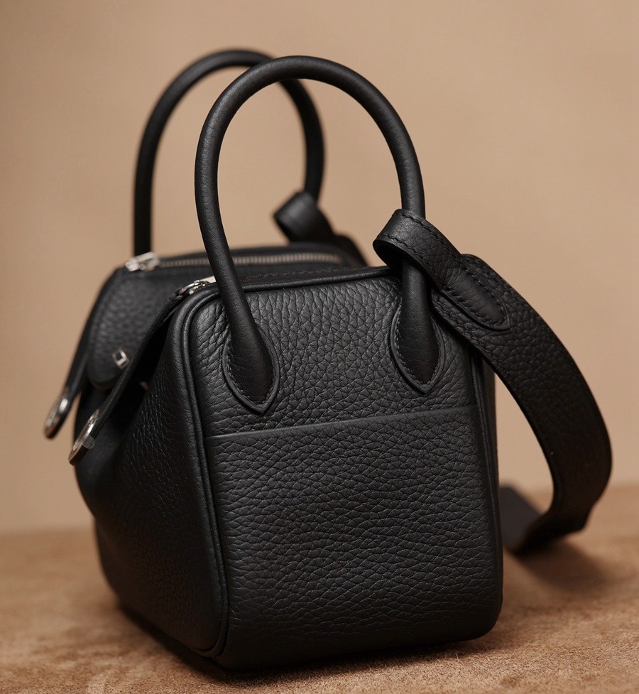 H Lindy Mini 19CM 黑色銀扣_5