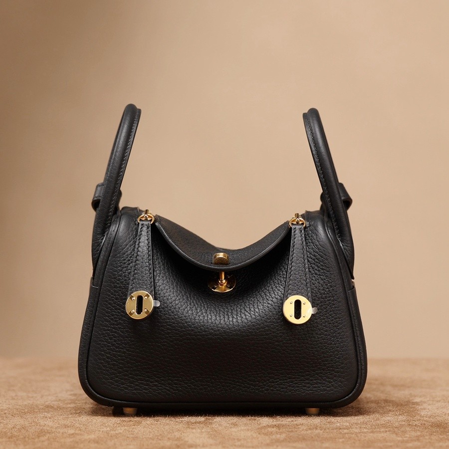 H Lindy Mini 19CM 黑色金扣_1