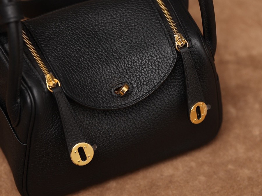 H Lindy Mini 19CM 黑色金扣_7