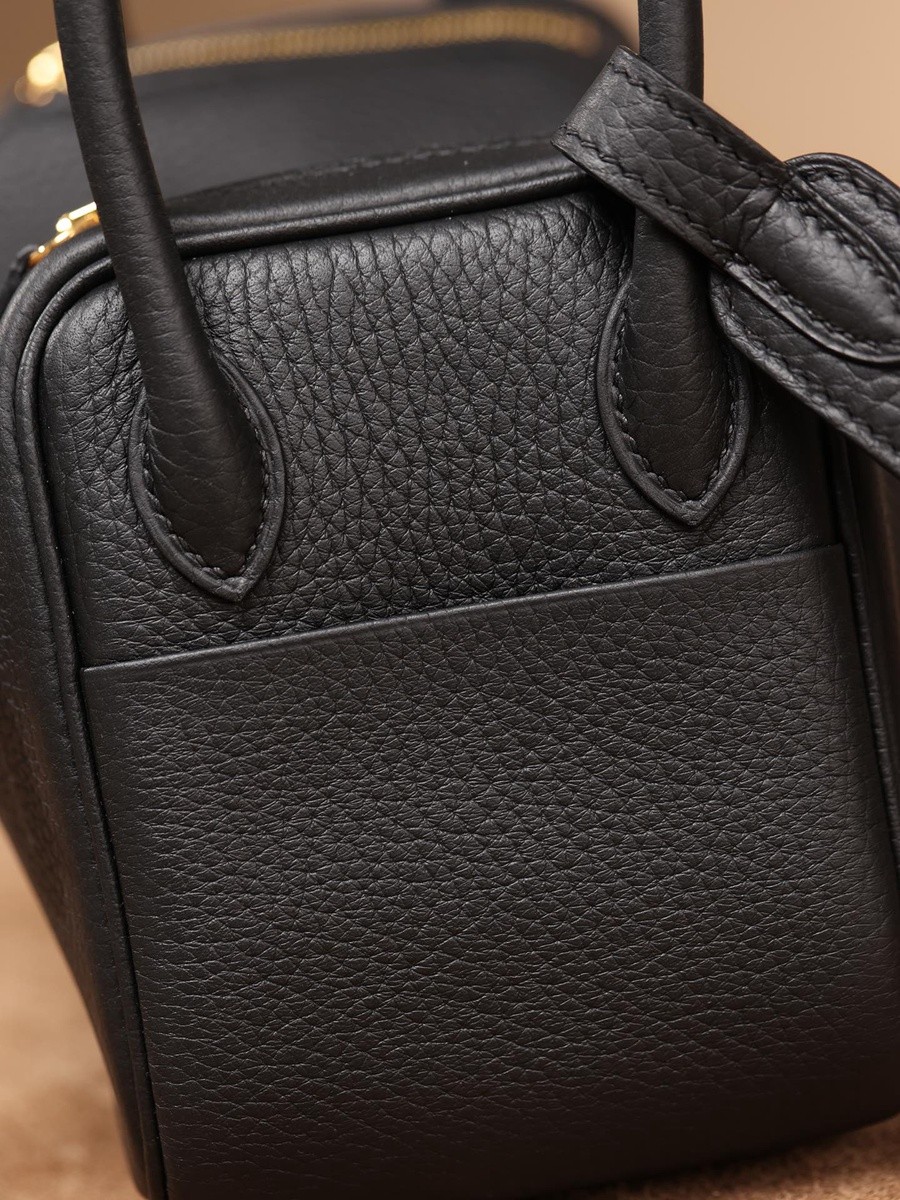 H Lindy Mini 19CM 黑色金扣_11