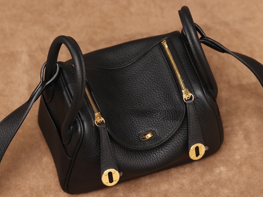 H Lindy Mini 19CM 黑色金扣_16