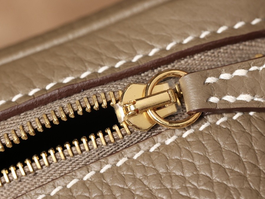 H Lindy Mini 19CM 大象灰金扣_15