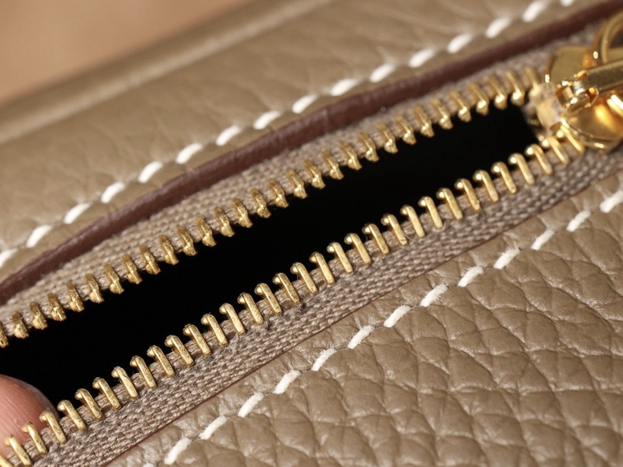 H Lindy Mini 19CM 大象灰金扣_16