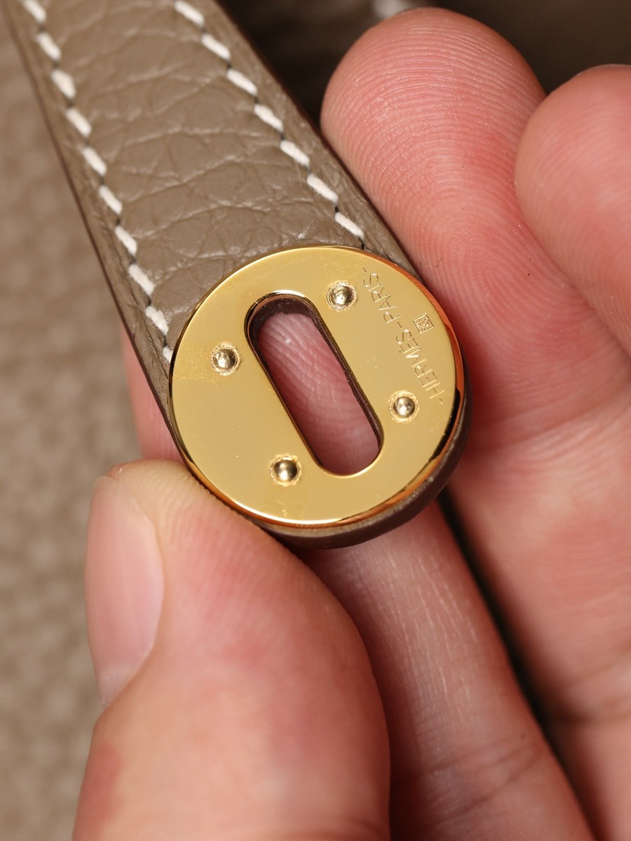 H Lindy Mini 19CM 大象灰金扣_23