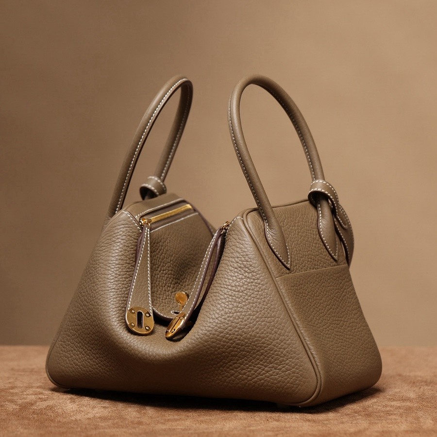 H Lindy 26CM 大象灰金扣_2