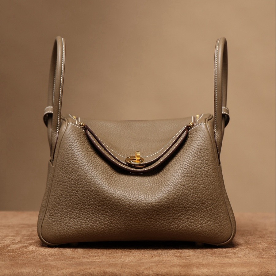 H Lindy 26CM 大象灰金扣_3