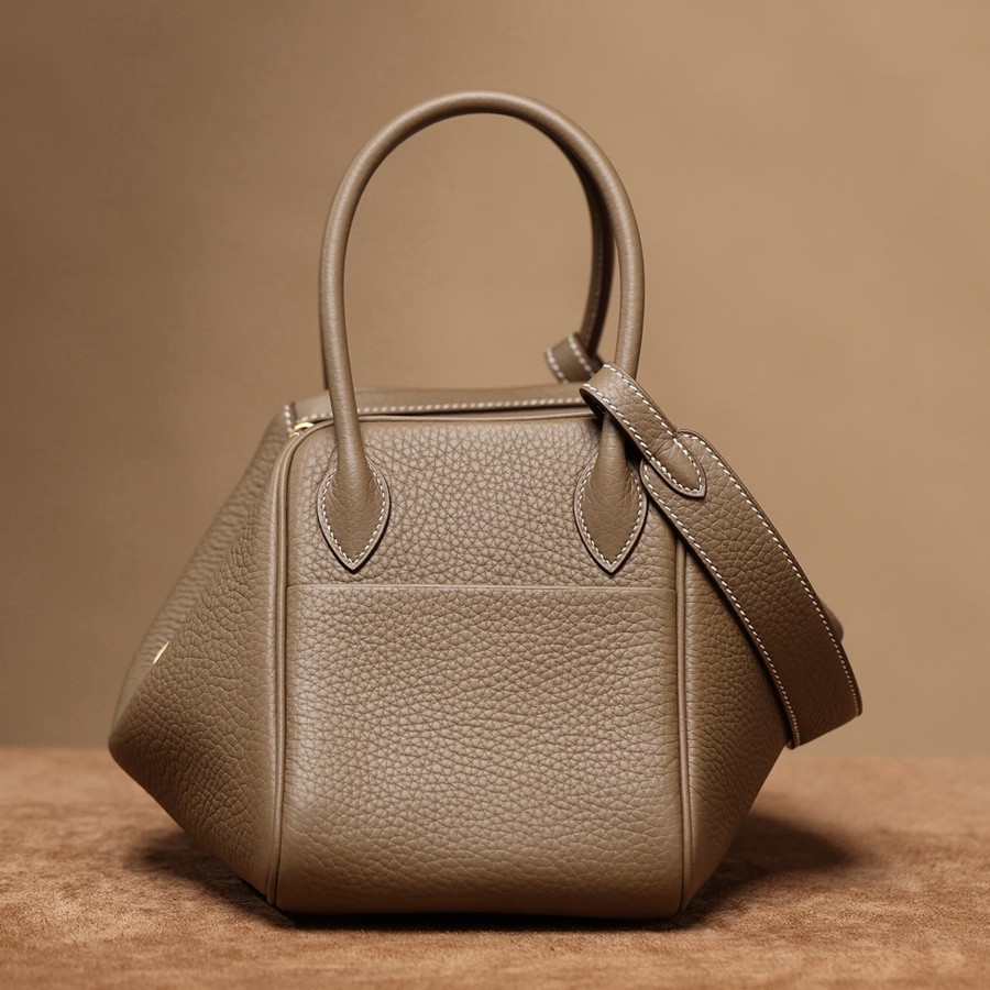 H Lindy 26CM 大象灰金扣_4