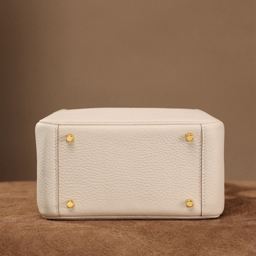 H Lindy Mini 19CM 奶昔白金扣_6