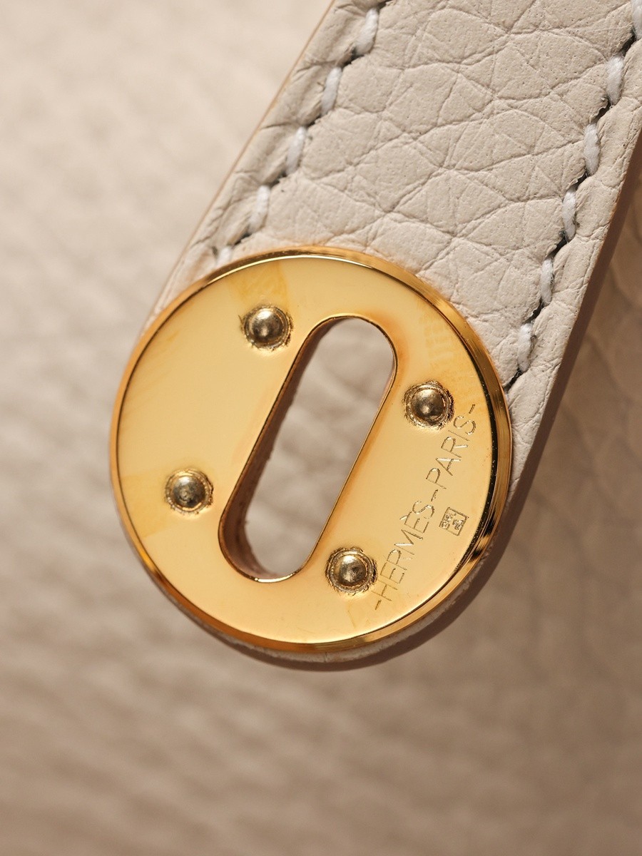 H Lindy Mini 19CM 奶昔白金扣_8