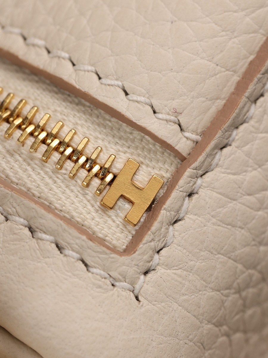 H Lindy Mini 19CM 奶昔白金扣_11