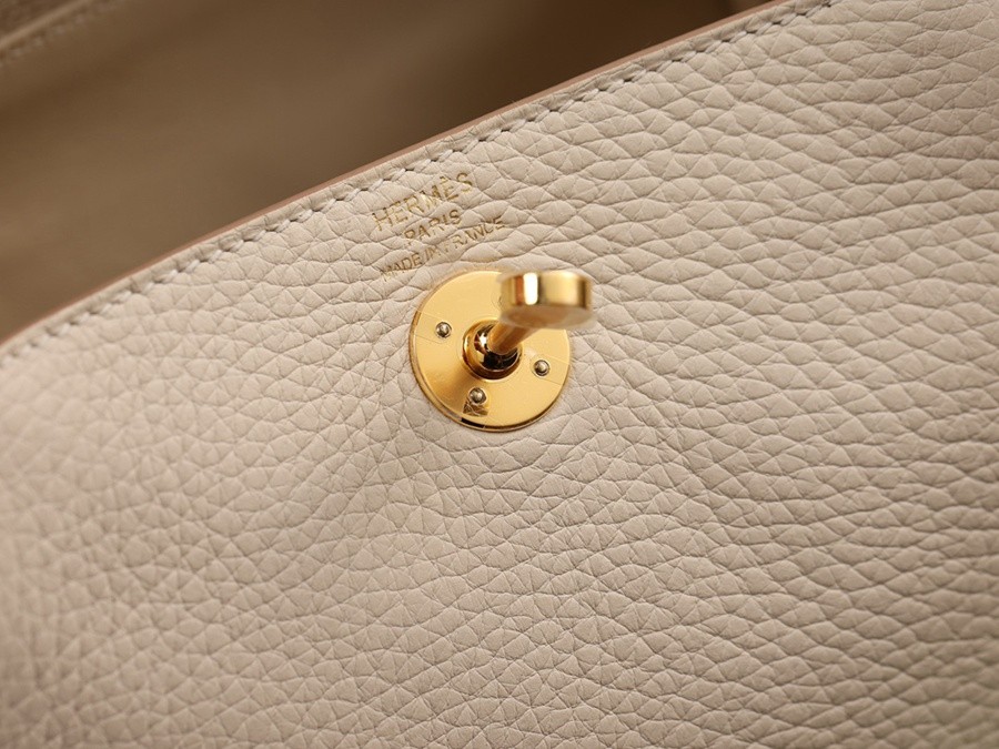 H Lindy Mini 19CM 奶昔白金扣_16