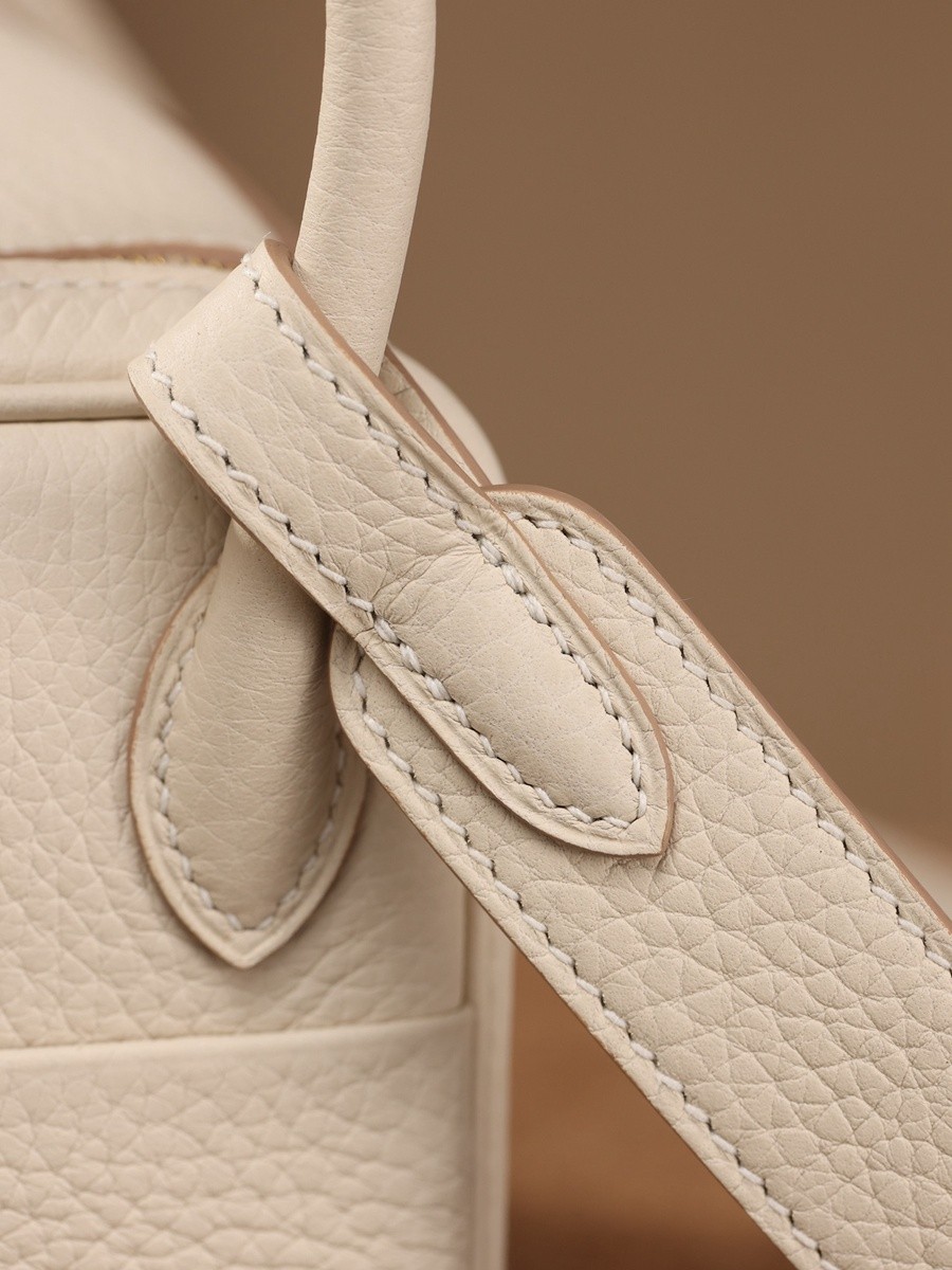 H Lindy Mini 19CM 奶昔白金扣_21