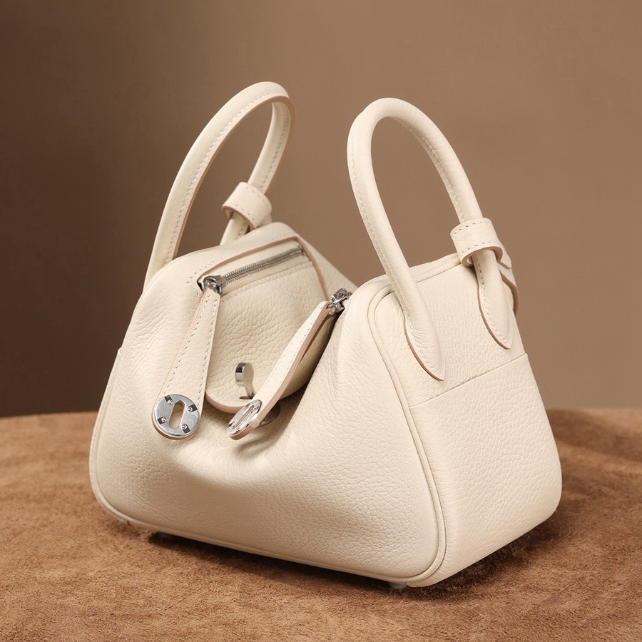 H Lindy Mini 19CM 奶昔白銀扣_3