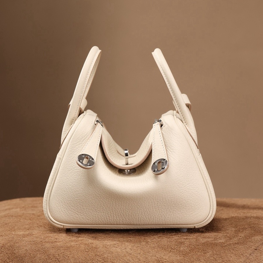 H Lindy Mini 19CM 奶昔白銀扣_2