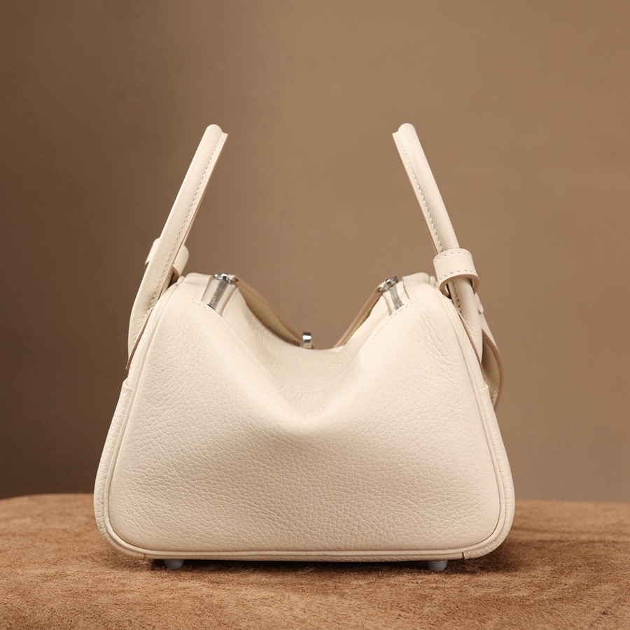 H Lindy Mini 19CM 奶昔白銀扣_5