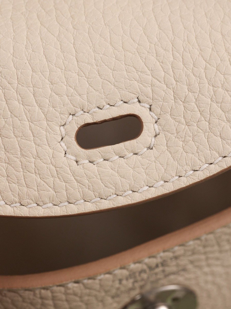 H Lindy Mini 19CM 奶昔白銀扣_20