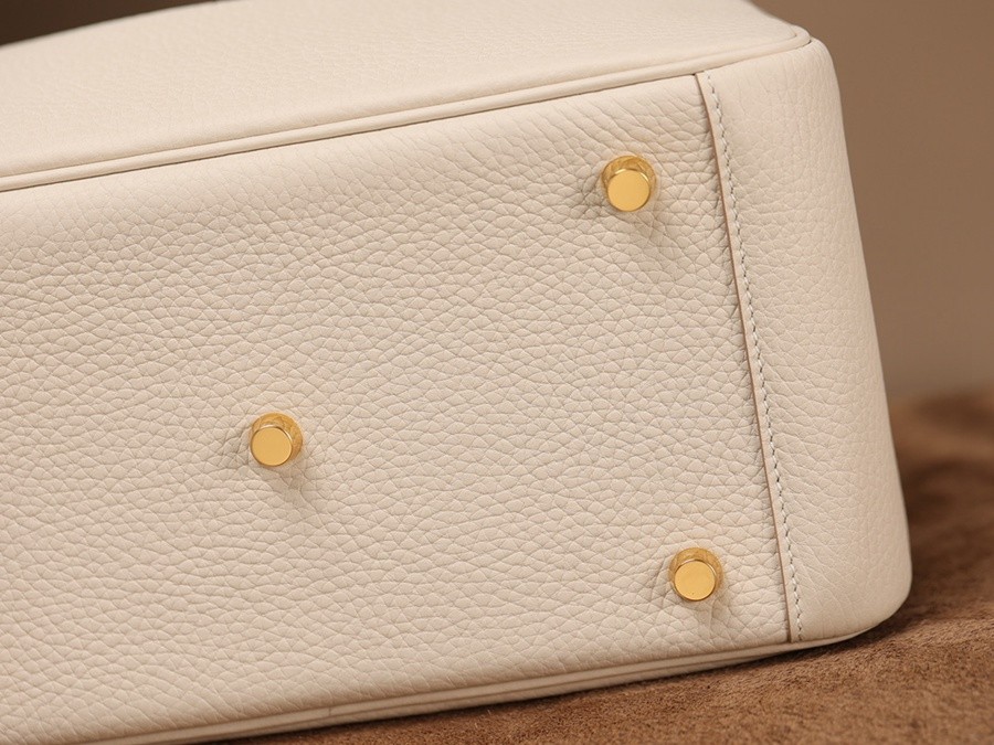 H Lindy 26CM 奶昔白 金扣_21