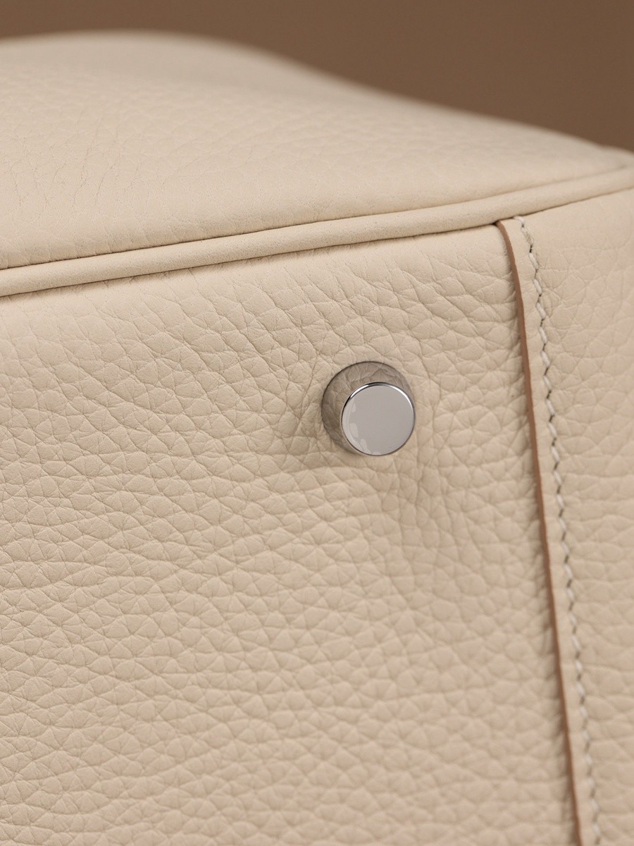 H Lindy 26CM 奶昔白 銀扣_22