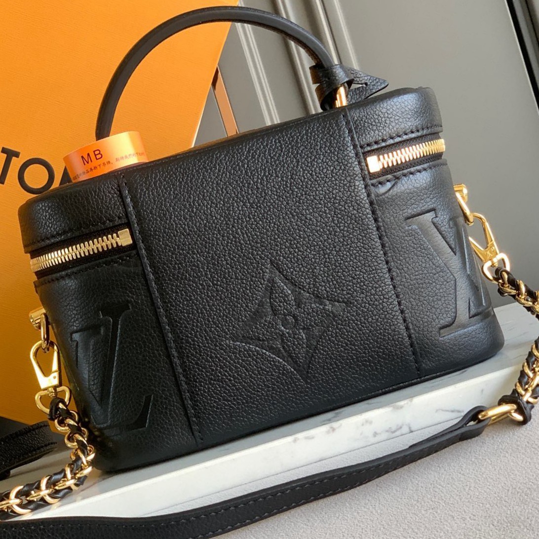 M45598 黑色壓花 化妝包_3