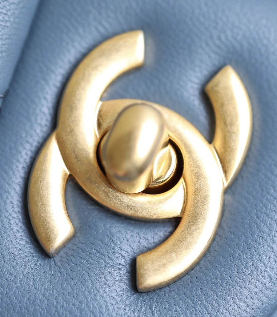 小香 23K 金球調節扣方胖子 牛仔藍_8