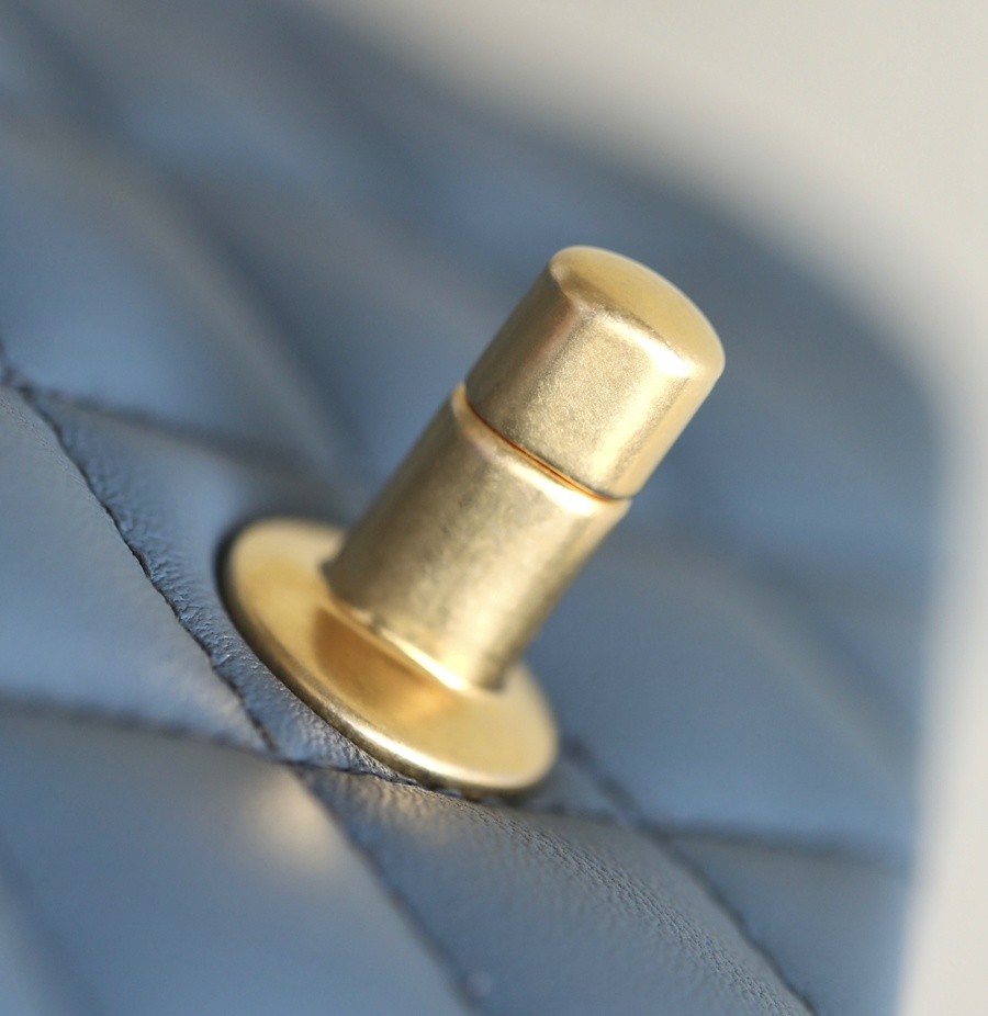 小香 23K 金球調節扣方胖子 牛仔藍_10