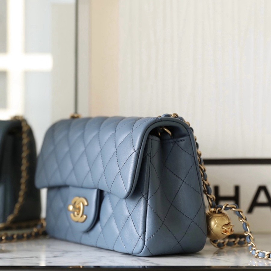 小香 23K 新色金球調節扣 大mini牛仔藍_3